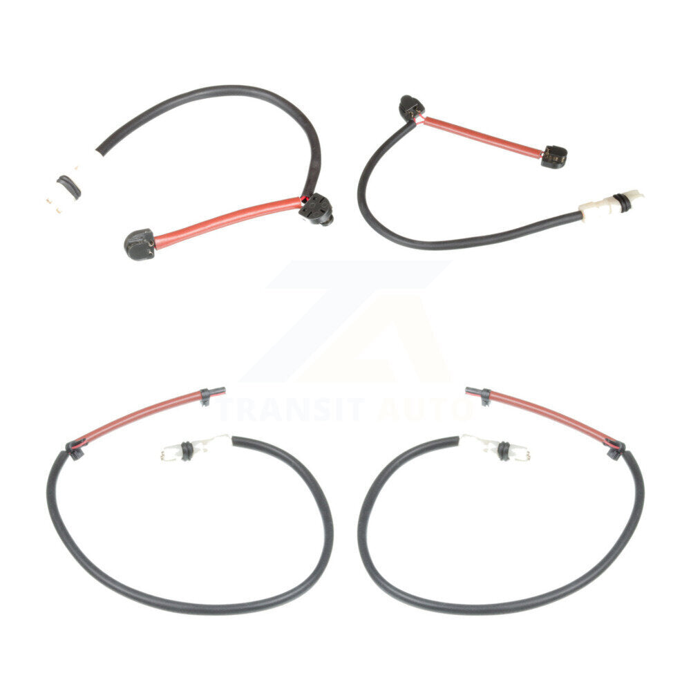 Brake Pads Wear Sensor (2 Pack) Front Rear For Porsche 911 w o Ceramic Rotors