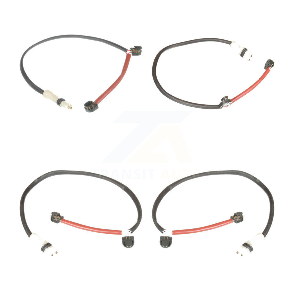 Brake Pads Wear Sensor (2 Pack) Front Rear For Porsche 911 w Ceramic Rotors