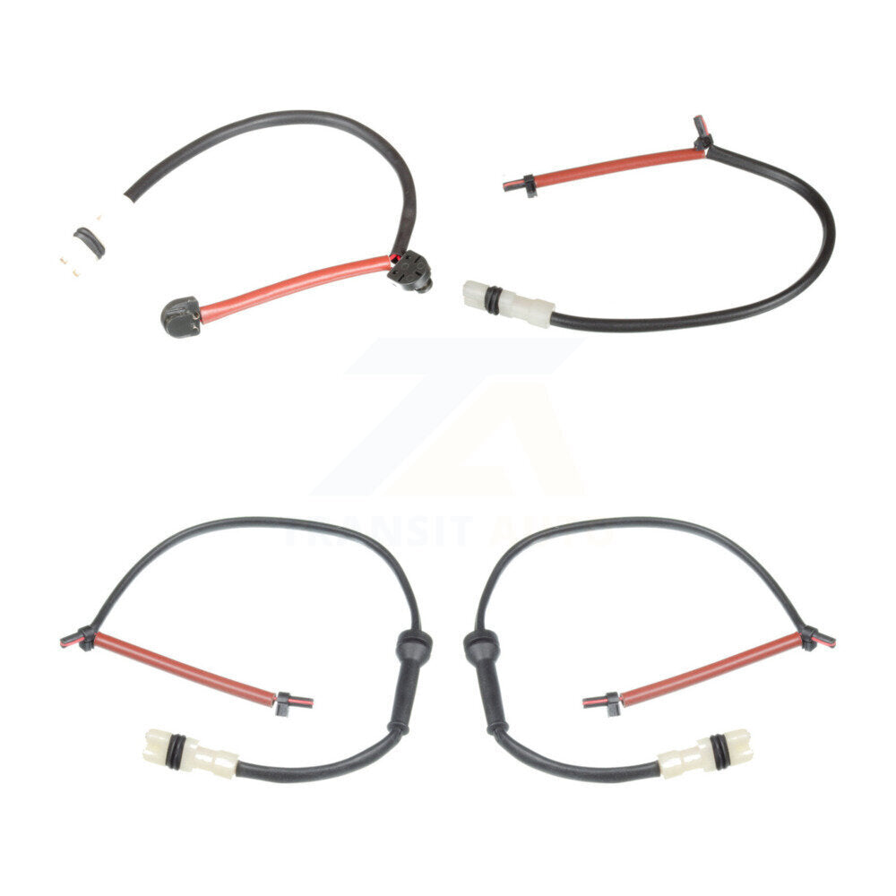 Brake Pads Wear Sensor (2 Pack) Front Rear For 05 Porsche Boxster w Steel Rotors
