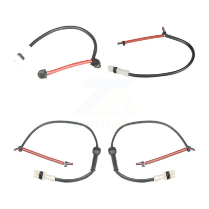 Brake Pads Wear Sensor (2 Pack) Front Rear For 05 Porsche Boxster w Steel Rotors