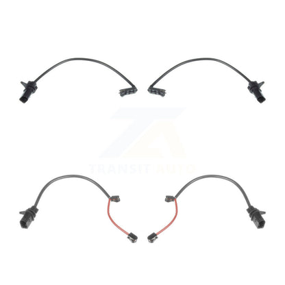 Brake Pads Wear Sensor (4 Pack) Front Rear For Audi S6 4.0L w Ceramic Rotors