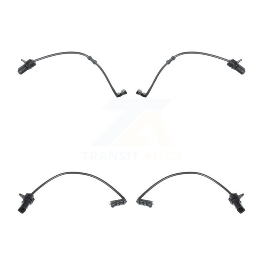 Brake Pads Wear Sensor (4 Pack) Front Rear For 2017-2018 Audi S7 4.0L