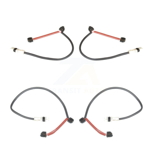 Brake Pads Wear Sensor (4 Pack) Front Rear For Porsche 911 w o Ceramic Rotors