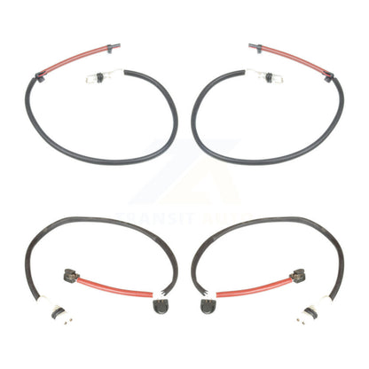 Brake Pads Wear Sensor (4 Pack) Front Rear For Porsche 911 w Ceramic Rotors
