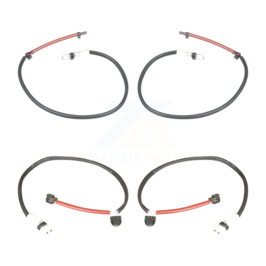 Brake Pads Wear Sensor (4 Pack) Front Rear For Porsche 911 w Ceramic Rotors