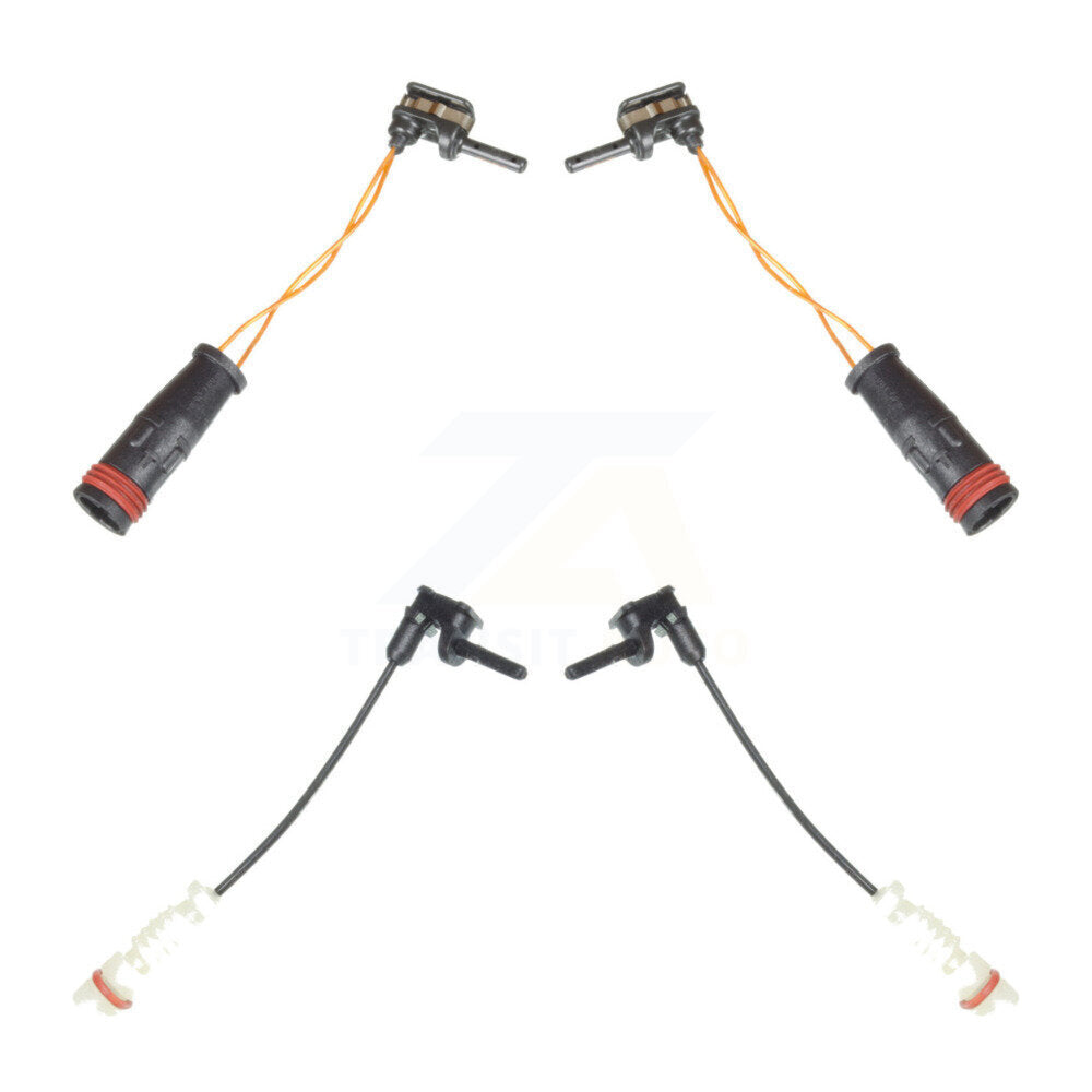 Brake Pads Wear Sensor (4 Pack) Front Rear For 2017 Mercedes-Benz E200 2.0L