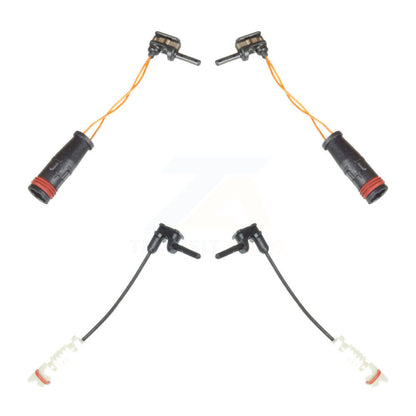 Brake Pads Wear Sensor (4 Pack) Front Rear For 2017 Mercedes-Benz E200 2.0L