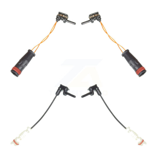 Brake Pads Wear Sensor (4 Pack) Front Rear For 2017 Mercedes-Benz E200 2.0L