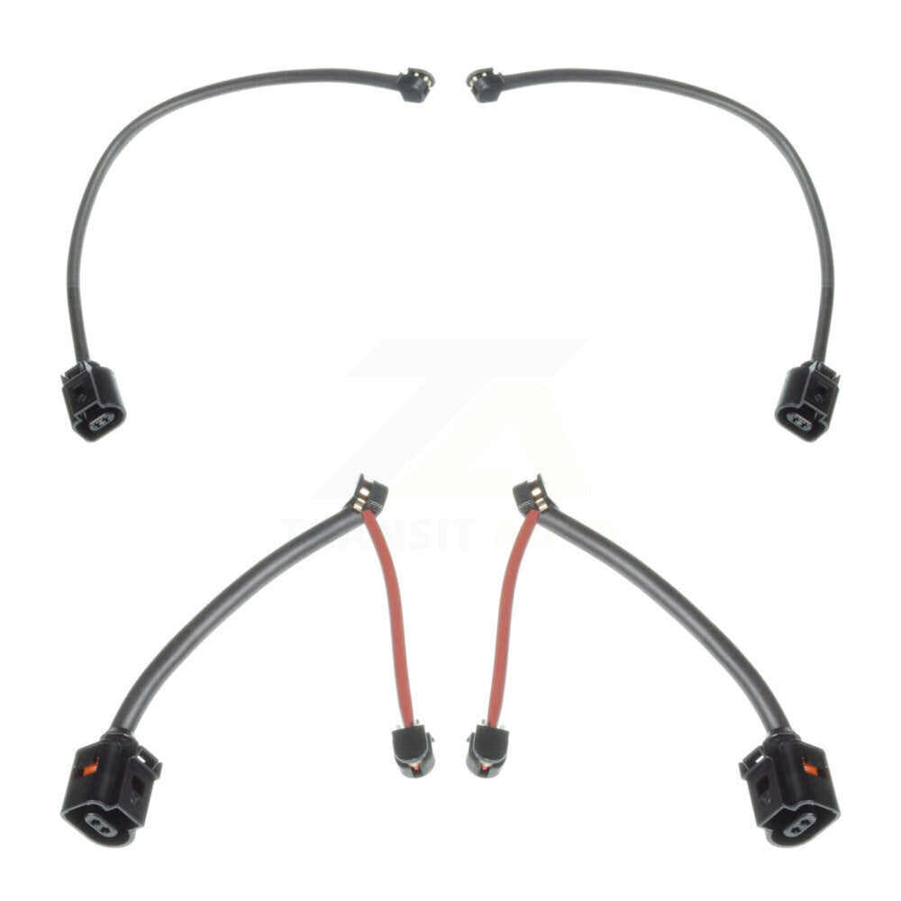 Brake Pads Wear Sensor (4 Pack) Front Rear For 2011 Porsche Panamera 4.8L