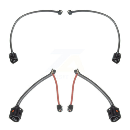 Brake Pads Wear Sensor (4 Pack) Front Rear For 2011 Porsche Panamera 4.8L