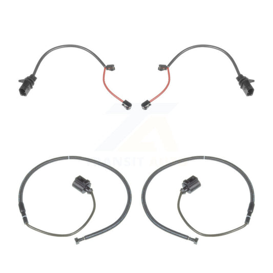 Brake Pads Wear Sensor (4 Pack) Front Rear For 2011 Audi S6 5.2L