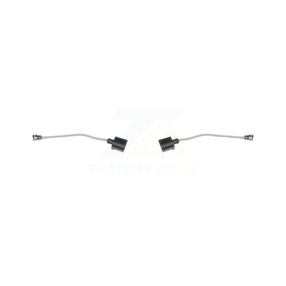 Brake Pads Wear Sensor (2 Pack) Rear For 2017 Porsche 911 4.0L w Iron Rotors