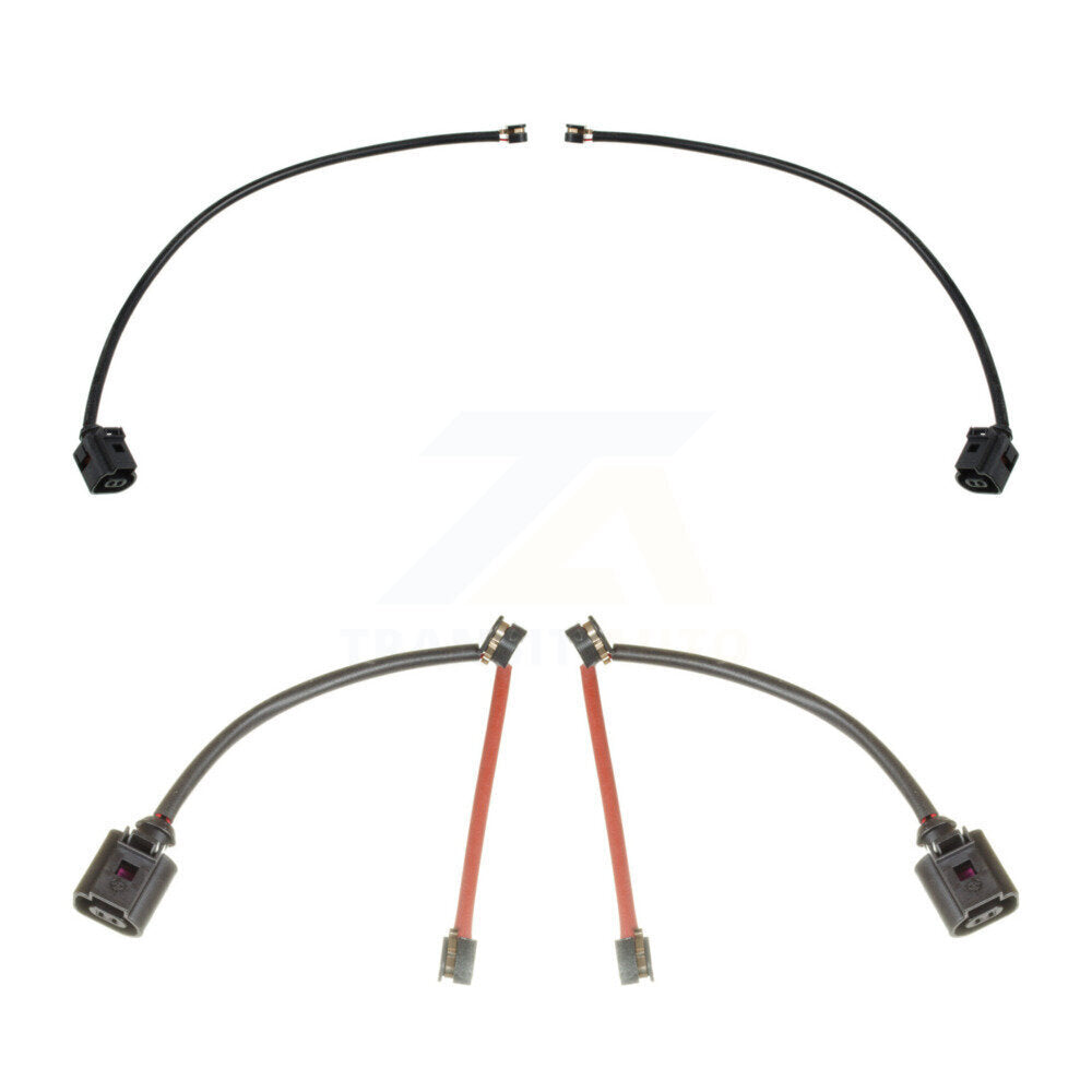 Brake Pads Wear Sensor (4 Pack) Front Rear For Audi Q7 with 420mm Rotor
