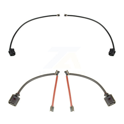 Brake Pads Wear Sensor (4 Pack) Front Rear For Audi Q7 with 420mm Rotor
