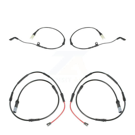 Brake Pads Wear Sensor (4 Pack) Front Rear For 2009-2010 BMW 528i xDrive 3.0L