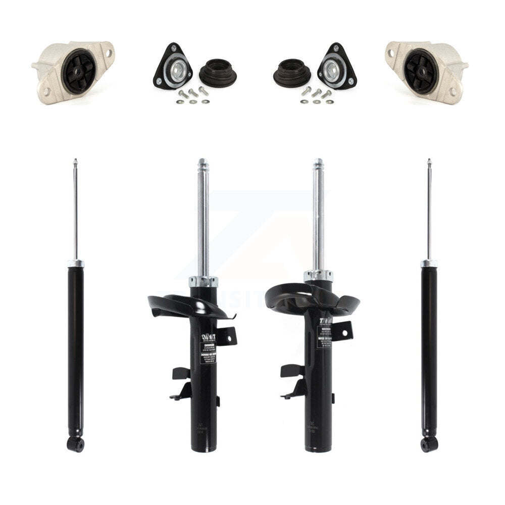 Front suspension Strut Rear Shock & Hardware Kit (8Pc) For Ford C-Max