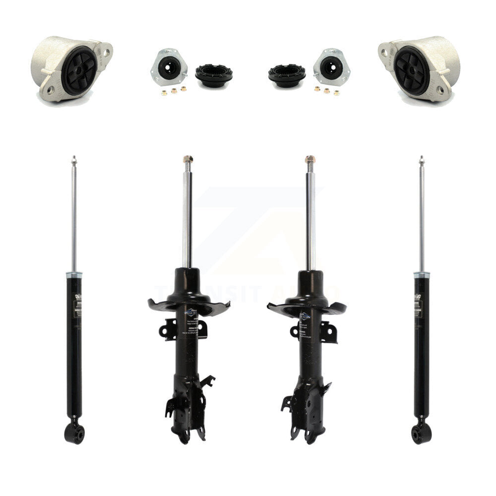 Front Strut Rear Shock & Hardware Kit (8Pc) For 2011-2014 Mazda 2