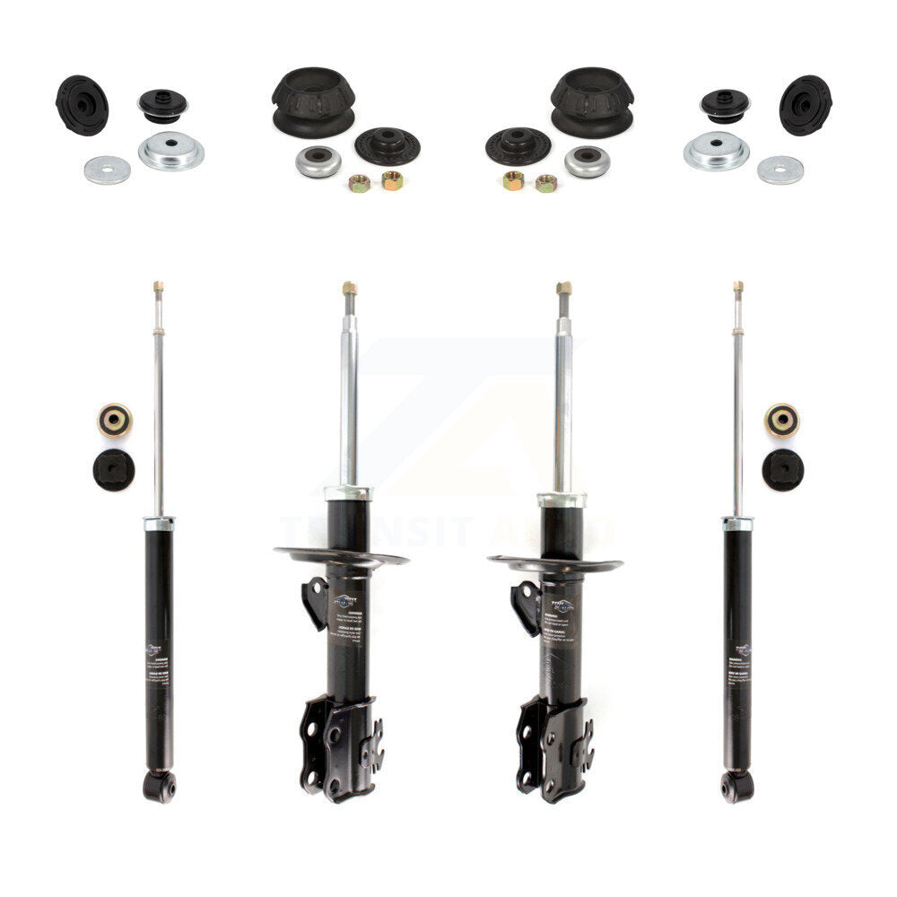 Front Strut Rear Shock & Hardware Kit (8Pc) For Toyota Yaris Prius C
