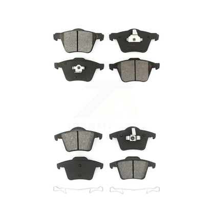 Semi-Metallic Brake Pads Front Rear Kit For Volvo XC90