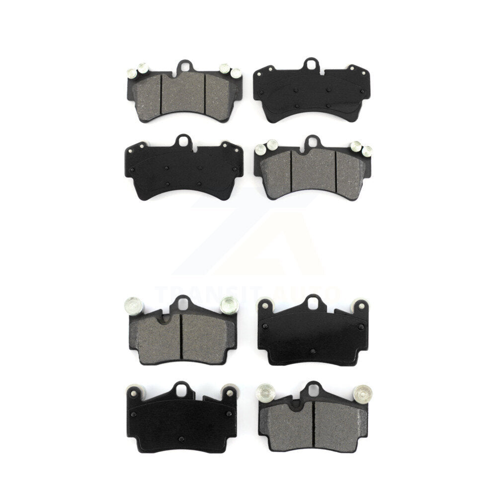 Semi-Metallic Brake Pads Front Rear Kit For Audi Q7 Porsche Cayenne Volkswagen