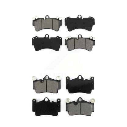 Semi-Metallic Brake Pads Front Rear Kit For Audi Q7 Porsche Cayenne Volkswagen