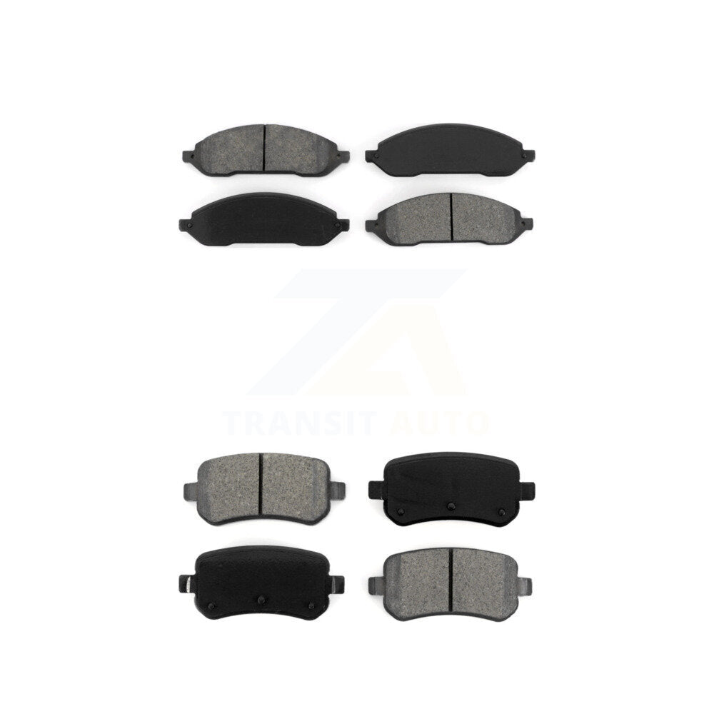 Semi-Metallic Brake Pads Front Rear Kit For Ford Freestar Mercury Monterey