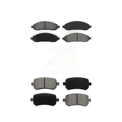 Semi-Metallic Brake Pads Front Rear Kit For Ford Freestar Mercury Monterey