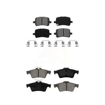 Semi-Metallic Brake Pads Front Rear Kit For Pontiac Solstice Saturn Sky