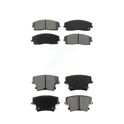 Semi-Metallic Brake Pad Front Rear Kit For Dodge Charger Chrysler 300 Challenger