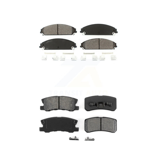 Semi-Metallic Brake Pads Front Rear Kit For 2008-2009 Dodge Caliber SRT-4