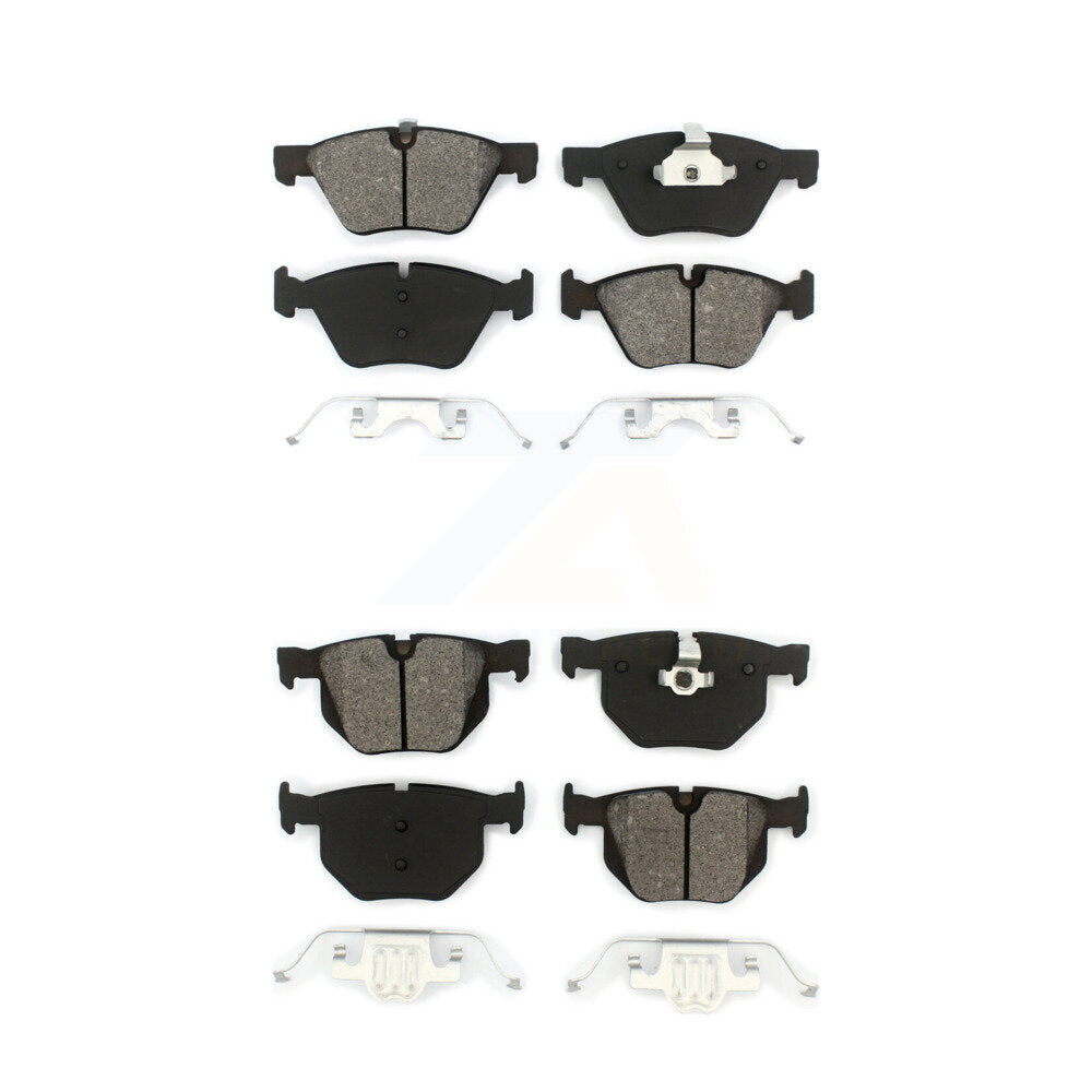 Semi-Metallic Brake Pads Front Rear Kit For BMW 525i