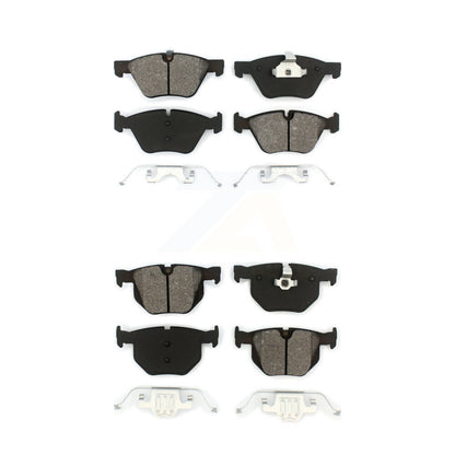 Semi-Metallic Brake Pads Front Rear Kit For BMW 525i