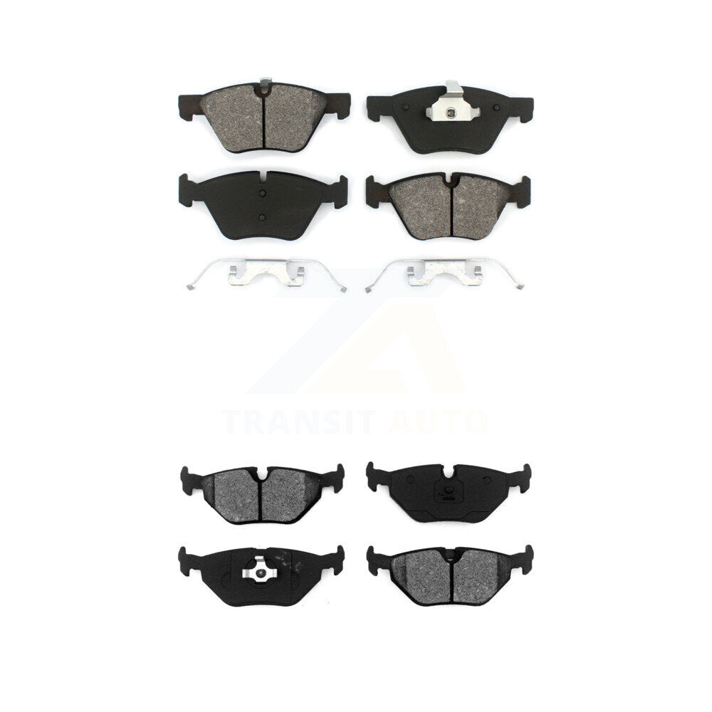Semi-Metallic Brake Pads Front Rear Kit For BMW 528i 525i