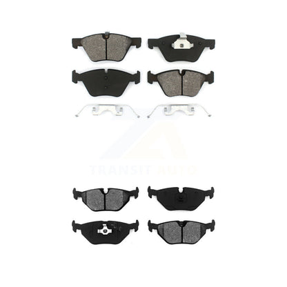 Semi-Metallic Brake Pads Front Rear Kit For BMW 528i 525i