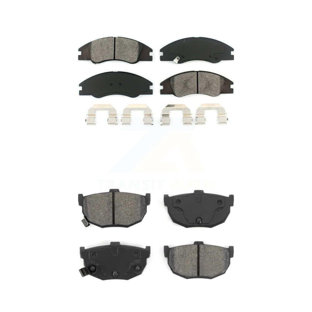 Semi-Metallic Brake Pads Front Rear Kit For Kia Spectra Spectra5