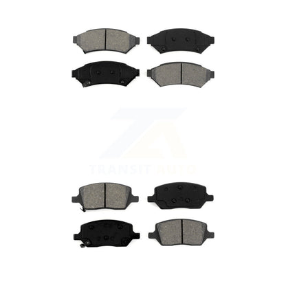 Semi-Metallic Brake Pads Front Rear Kit For Pontiac Montana Chevrolet Uplander