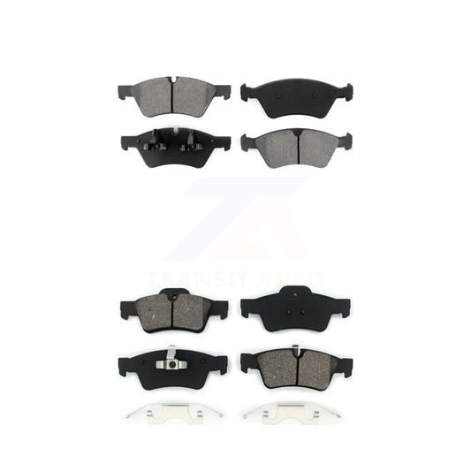 Semi-Metallic Brake Pads Front Rear Kit For Mercedes-Benz ML350 ML320 GL350 R350