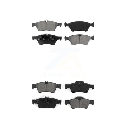 Semi-Metallic Brake Pads Front Rear Kit For Mercedes-Benz E350 E550 E500 AWD