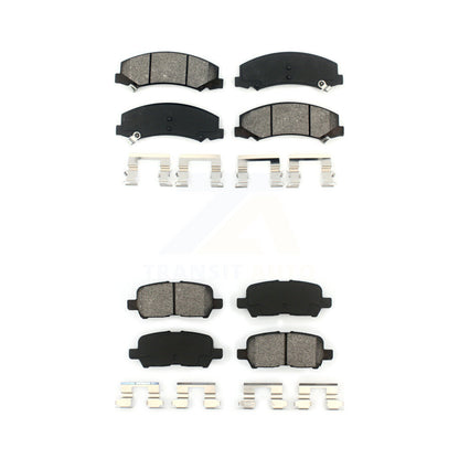 Semi-Metallic Brake Pads Front Rear Kit For Chevrolet Impala Limited