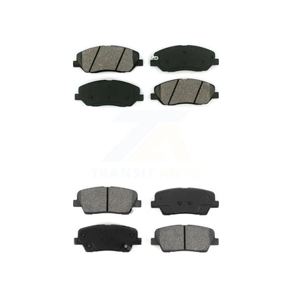 Semi-Metallic Brake Pads Front Rear Kit For Kia Sedona Hyundai Entourage Genesis