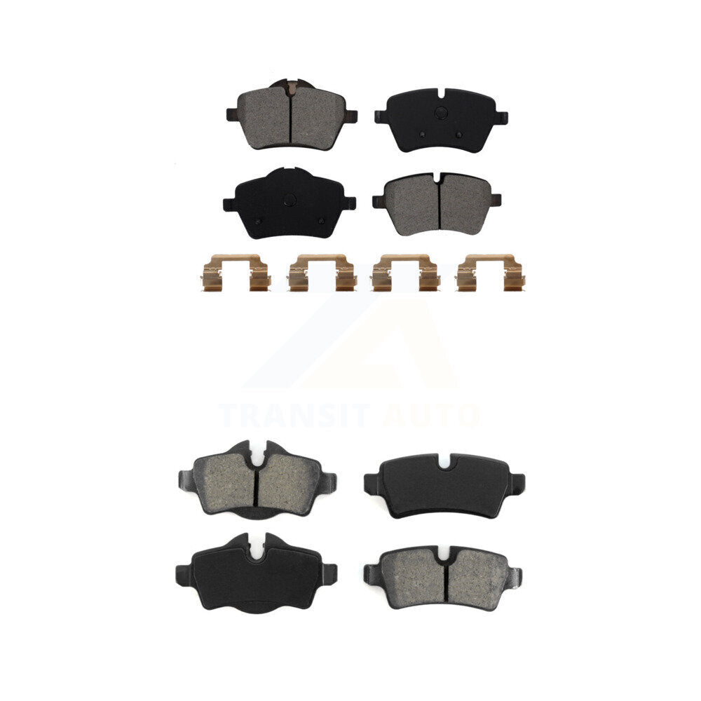 Semi-Metallic Brake Pads Front Rear Kit For Mini Cooper