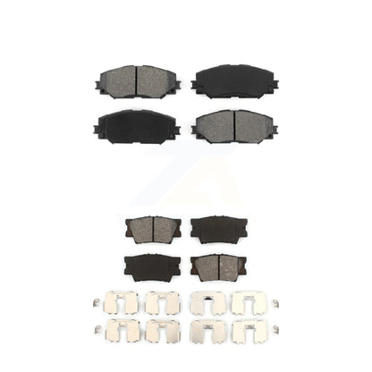 Semi-Metallic Brake Pads Front Rear Kit For Toyota RAV4 Lexus HS250h