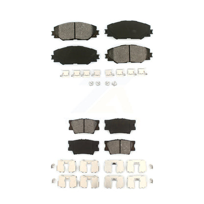 Semi-Metallic Brake Pads Front Rear Kit For Toyota RAV4 Matrix Pontiac Vibe