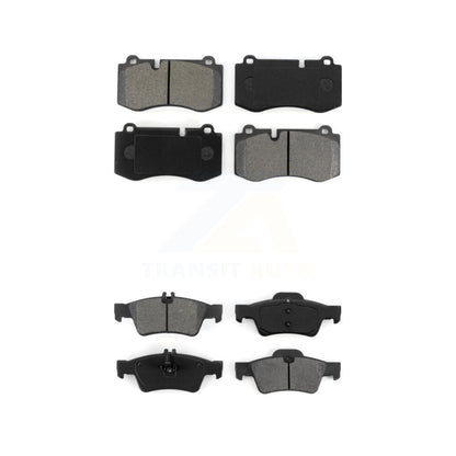Semi-Metallic Brake Pads Front Rear Kit For Mercedes-Benz S550 SL550 S450 S350