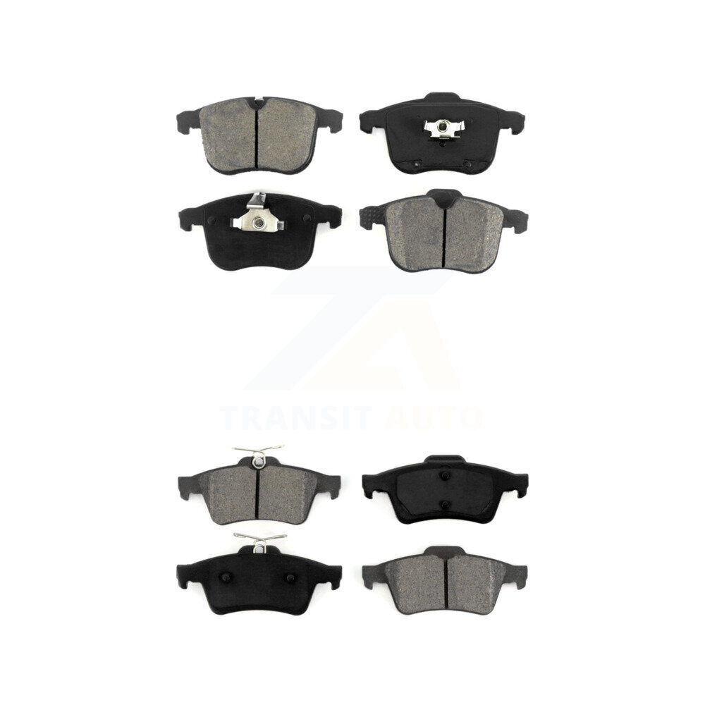 Semi-Metallic Brake Pads Front Rear Kit For Saab 9-3