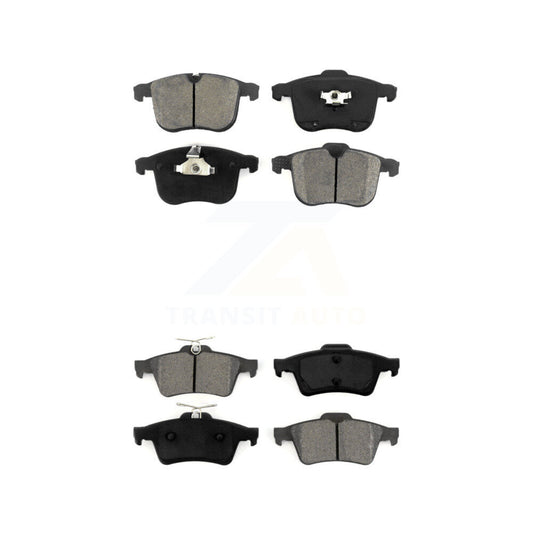 Semi-Metallic Brake Pads Front Rear Kit For Saab 9-3