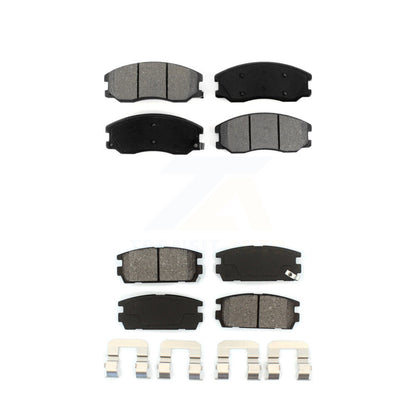 Semi-Metallic Brake Pad Front Rear Kit For Chevrolet Equinox Pontiac Torrent Vue