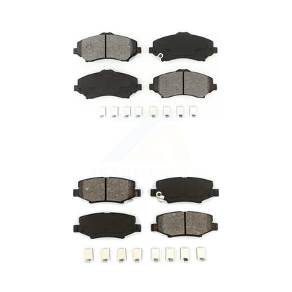 Semi-Metallic Brake Pads Front Rear Kit For Jeep Wrangler Liberty JK Dodge Nitro