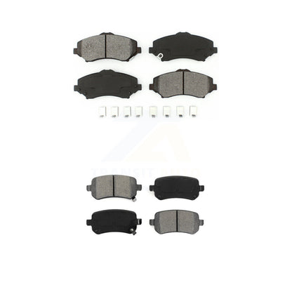 Semi-Metallic Brake Pads Front Rear Kit For Dodge Grand Caravan Journey Chrysler