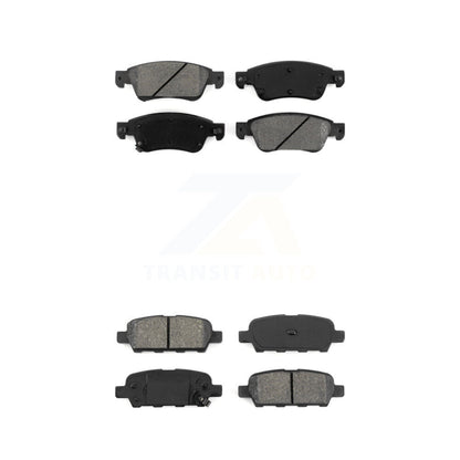 Semi-Metallic Brake Pads Front Rear Kit For INFINITI G35 Q60